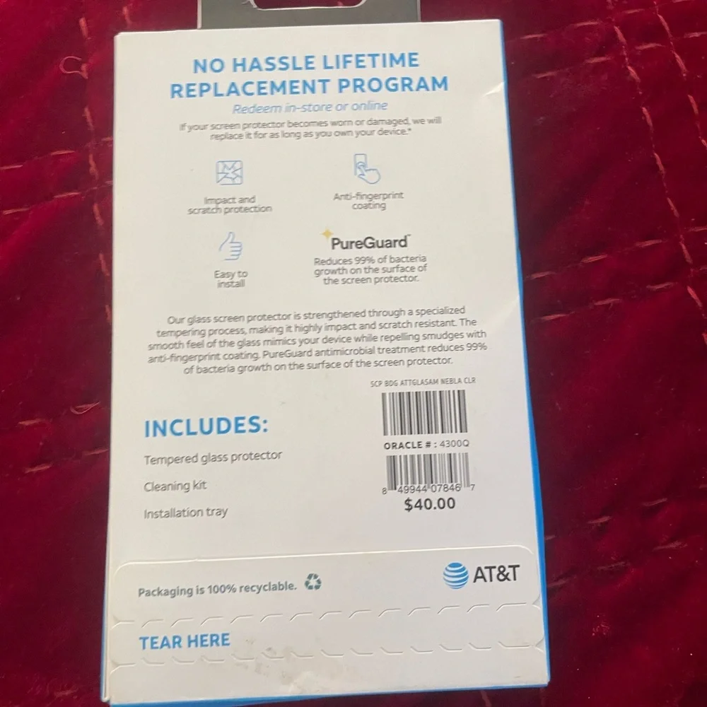 Brand new screen protector for a IPhone 12/13 Pro